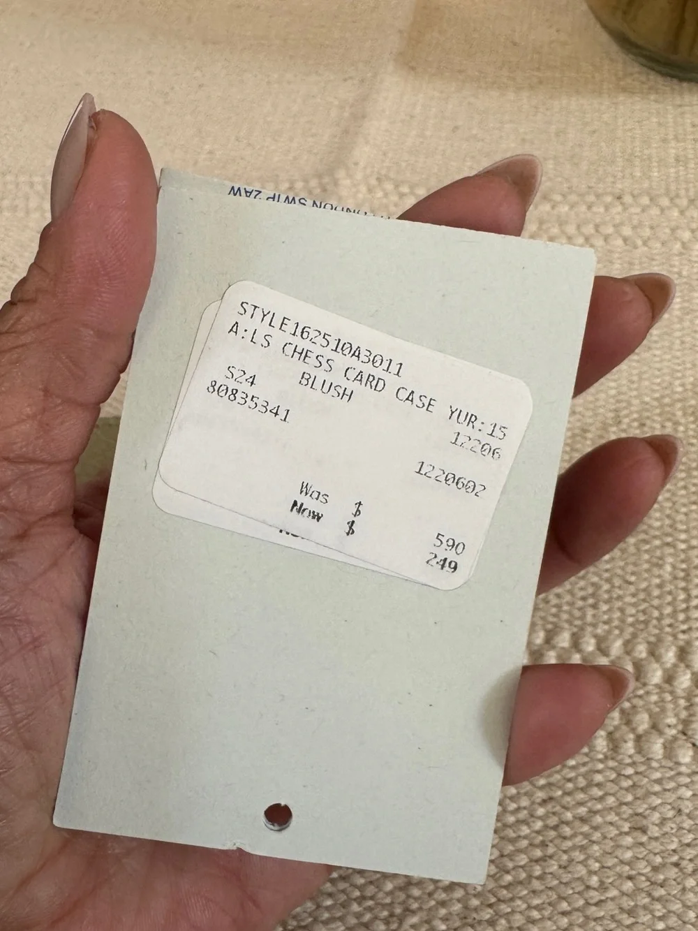Burberry Blush Heart-Edge Card Case